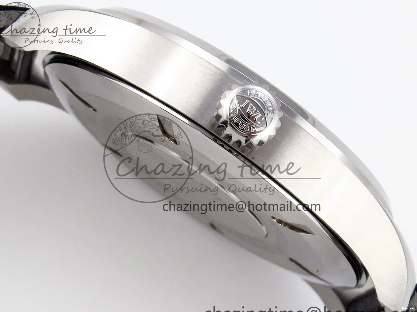 MIROTIME 1231 Pilot Mark XX IW328203 ZF 1:1 Best Edition Blue Dial on Dark Blue Leather Strap A Snug 7024